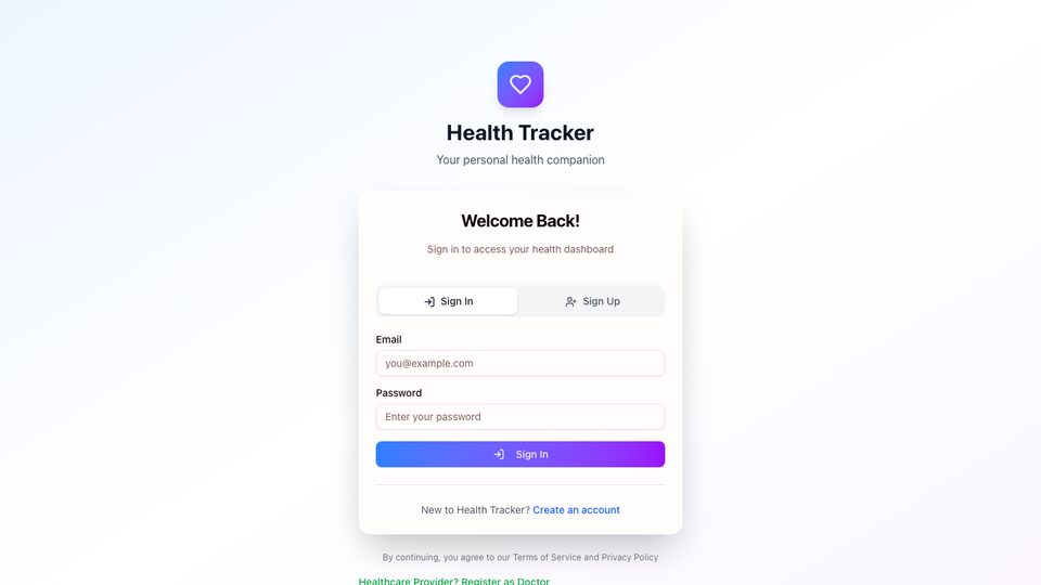 Health Tracker