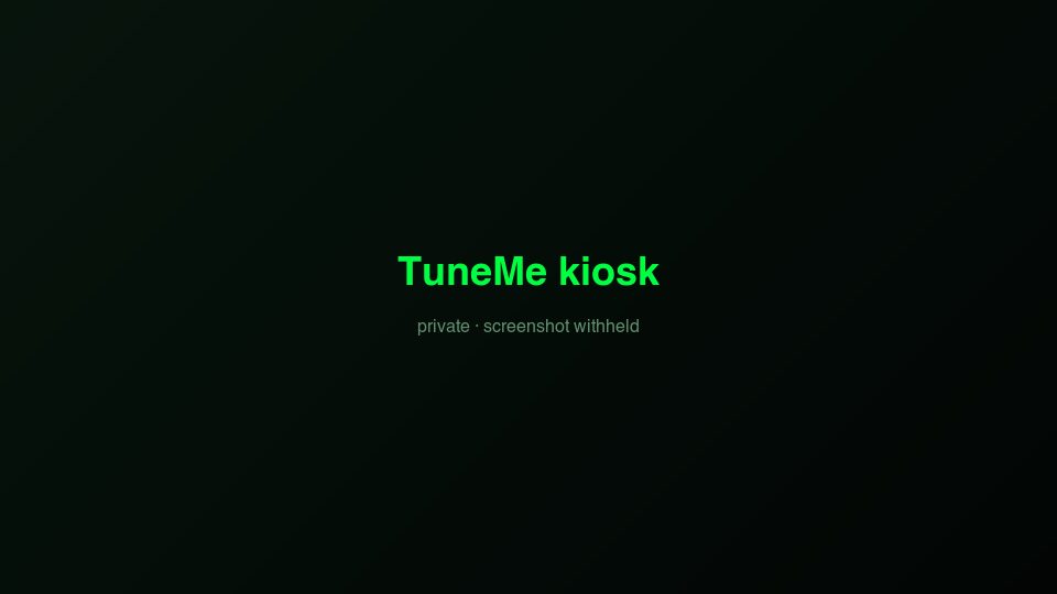 UNFPA TuneMe kiosk