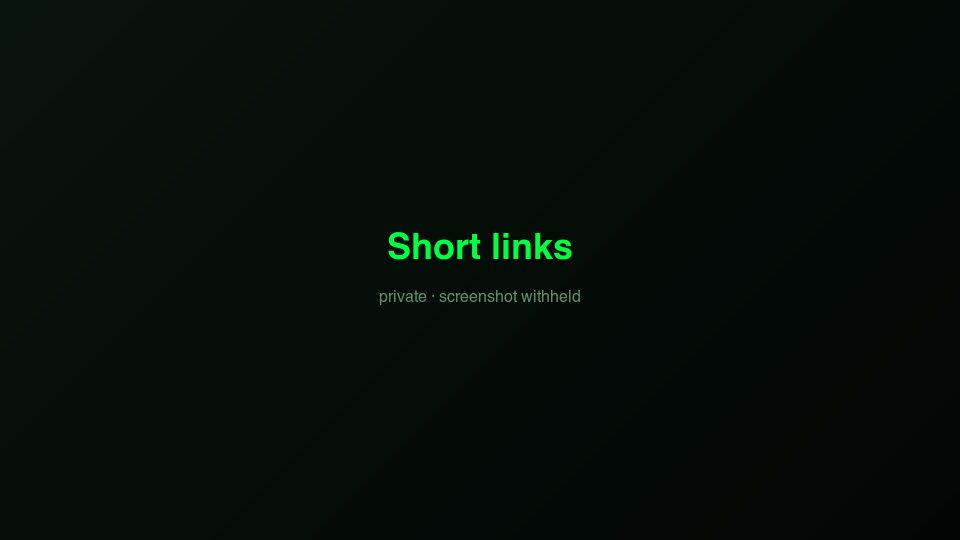 Short links